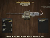 Two Shot 50 Cal Machine Gun - Level 45