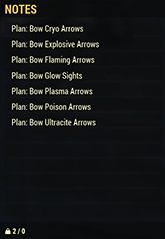 Bow Arrows Mods Plan Set