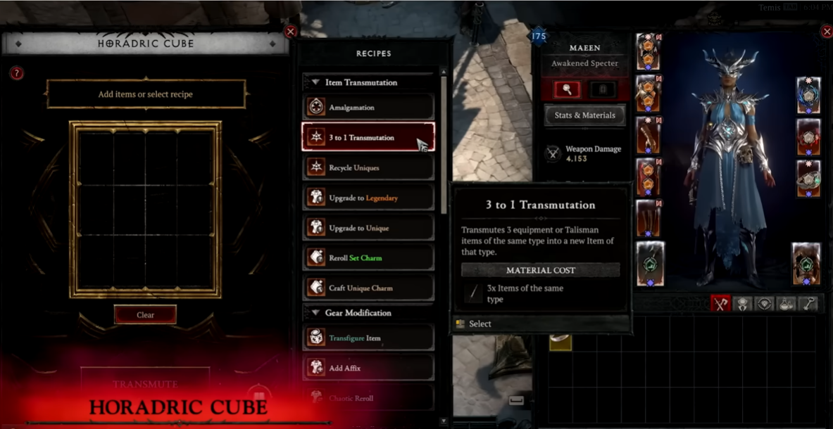 Diablo 4 Horadic Cube Recipes, Location, Best Items To Craft & Tips