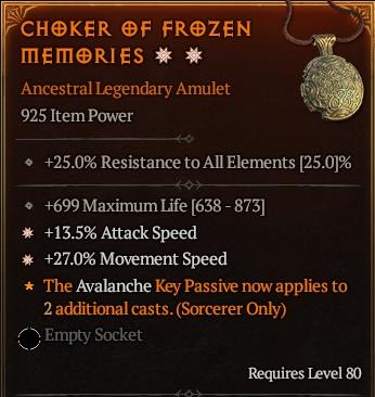 Choker Of Frozen[ID:17252943397]