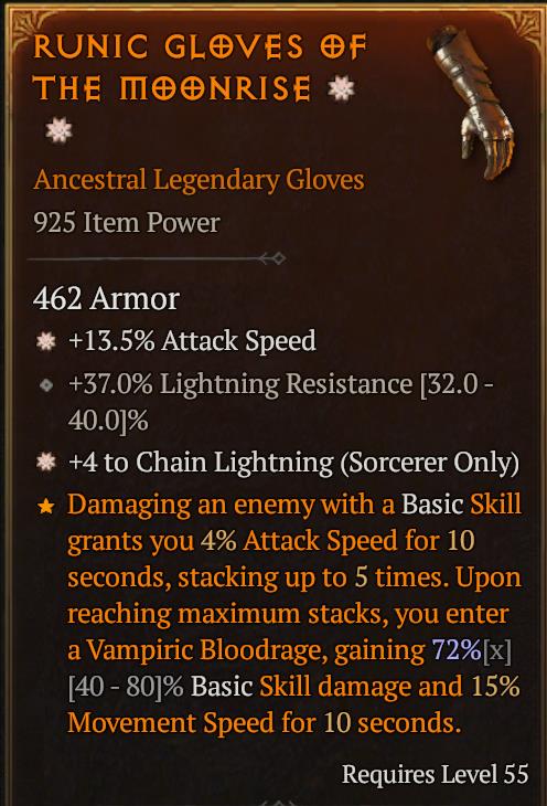 Runic Gloves Of[ID:17258919009]